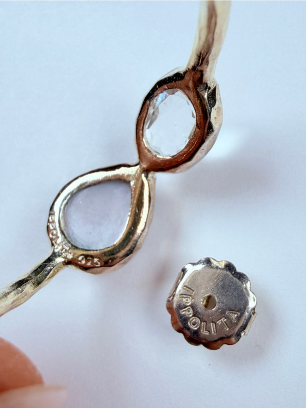 Ippolita Rock Candy Wonderland Amethyst Quartz 925 Sterling Silver Hoop Earrings - Picture 9 of 10